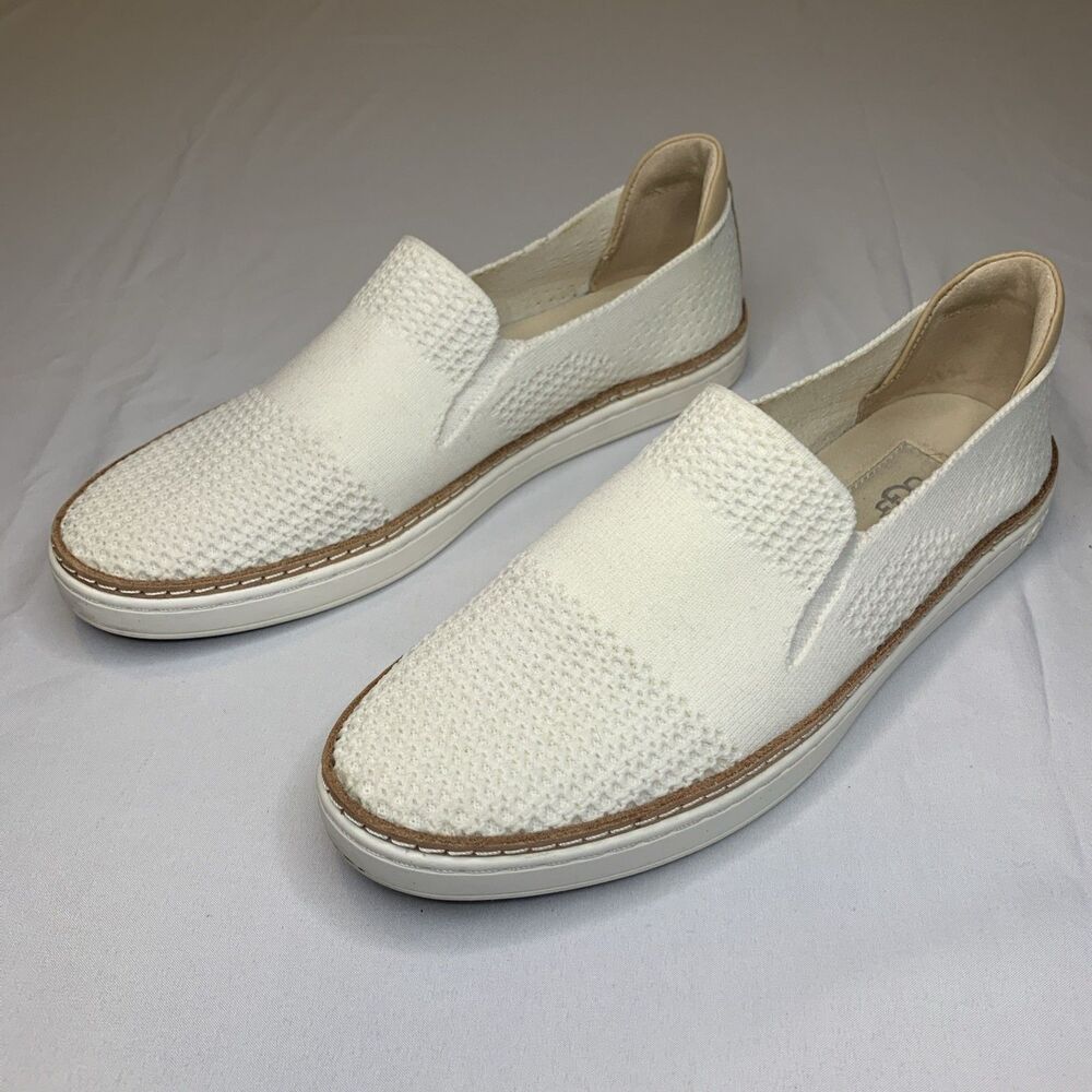 Ugg Sammy Slip On Sneaker White Casual Shoe - Women's 7 - Picture 3 of 8